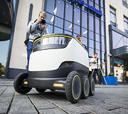Estijos startuolio &bdquo;Starship Technologies&ldquo; gatvės robotai