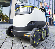 Estijos startuolio &bdquo;Starship Technologies&ldquo; gatvės robotai