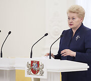 Apdovanojimų akimirka