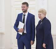 Apdovanojimų akimirka