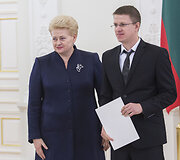 Apdovanojimų akimirka