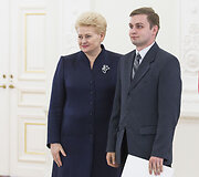 Apdovanojimų akimirka