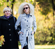 Anžela Adamovič su mama Regina