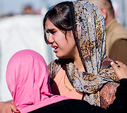 Susitikimo akimirka po dviejų metų pertraukos