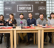 11-ojo Vilniaus taprtautinio trumpųjų filmų festivalio spaudos konferencija