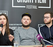 11-ojo Vilniaus taprtautinio trumpųjų filmų festivalio spaudos konferencija