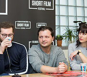 11-ojo Vilniaus taprtautinio trumpųjų filmų festivalio spaudos konferencija