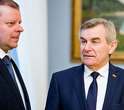 Saulius Skvernelis ir Viktoras Pranckietis
