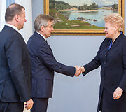 Viktoras Pranckietis ir Dalia Grybauskaitė