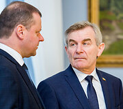 Saulius Skvernelis ir Viktoras Pranckietis