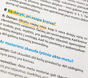 Leidinys &bdquo;Būti moterimi/vyru&ldquo;