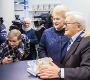 Vilniaus knygų mugės atidarymo akimirka
