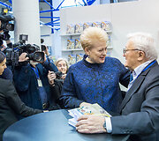 Vilniaus knygų mugės atidarymo akimirka