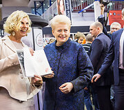 Vilniaus knygų mugės atidarymo akimirka