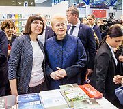 Vilniaus knygų mugės atidarymo akimirka