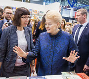 Vilniaus knygų mugės atidarymo akimirka