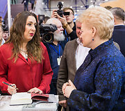 Kristina Sabaliauskaitė ir Dalia Grybauskaitė