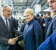 Vilniaus knygų mugės atidarymo akimirka