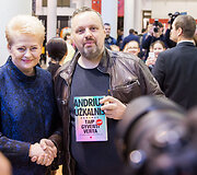 Vilniaus knygų mugės atidarymo akimirka