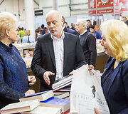 Vilniaus knygų mugės atidarymo akimirka