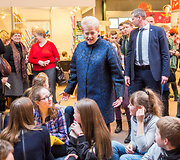 Vilniaus knygų mugės atidarymo akimirka