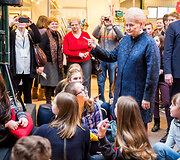 Vilniaus knygų mugės atidarymo akimirka