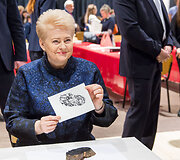 Vilniaus knygų mugės atidarymo akimirka