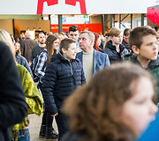Vilniaus knygų mugės atidarymo akimirka