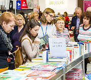 Vilniaus knygų mugės atidarymo akimirka