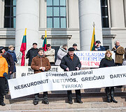 Mitingas, skirtas pensijų ir algų didinimui