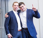 Andrius Baranauskas ir Deividas Praspaliauskas