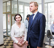 Remigijus &Scaron;ima&scaron;ius ir Ieva Paberžienė