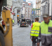 Vilniaus gatvė iki planuojamos rekonstrukcijos pabaigos likus kelioms valandoms