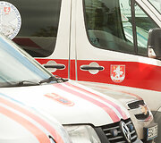 Vidaus reikalų ministras Eimutis Misiūnas lankėsi Vilniaus Greitosios medicinos pagalbos stotyje
