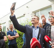 Vidaus reikalų ministras Eimutis Misiūnas lankėsi Vilniaus Greitosios medicinos pagalbos stotyje