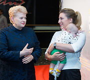Dalia Grybauskaitė ir Neringa Medutytė