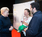 Dalia Grybauskaitė ir Neringa Medutytė