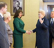 Rima Ba&scaron;kienė ir Dalia Grybauskaitė