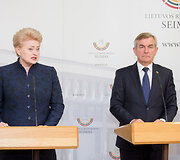 Dalia Grybauskaitė ir Viktoras Pranckietis