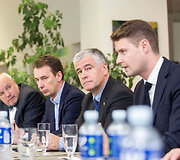 Juozas Olekas, Vytautas Kernagis, Jonas Jarutis, Myklas Majauskas
