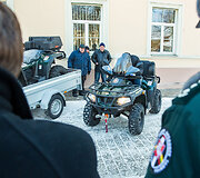 Naujų keturračių perdavimo pasieniečių padaliniams ceremonija