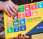 Ra&scaron;inių konkurso &bdquo;Global goals&ldquo; dalyvių pagerbimas &Scaron;vedijos ambasadoje