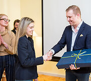 Ra&scaron;inių konkurso &bdquo;Global goals&ldquo; dalyvių pagerbimas &Scaron;vedijos ambasadoje