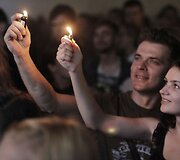 Akimirka i&scaron; Amy Winehouse gimtadieniui skirto koncerto