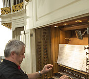 Koncerto &bdquo;Sakralinės muzikos valanda&ldquo; akimirka