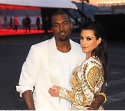 Kanye Westas ir Kim Kardashian Kanų kino festivalyje
