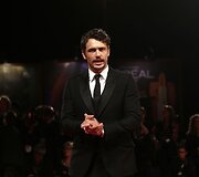 Aktorius Jamesas Franco (filmo &bdquo;Pavasario atostogos&ldquo; premjeroje)