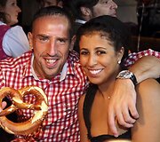 Franckas Ribery su žmona Wahiba