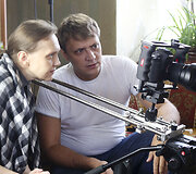 Filmavimo akimirka
