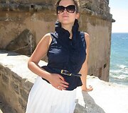 Marija Palaikytė atostogų Sardinijoje metu